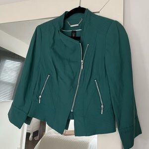 Teal jacket WHBM